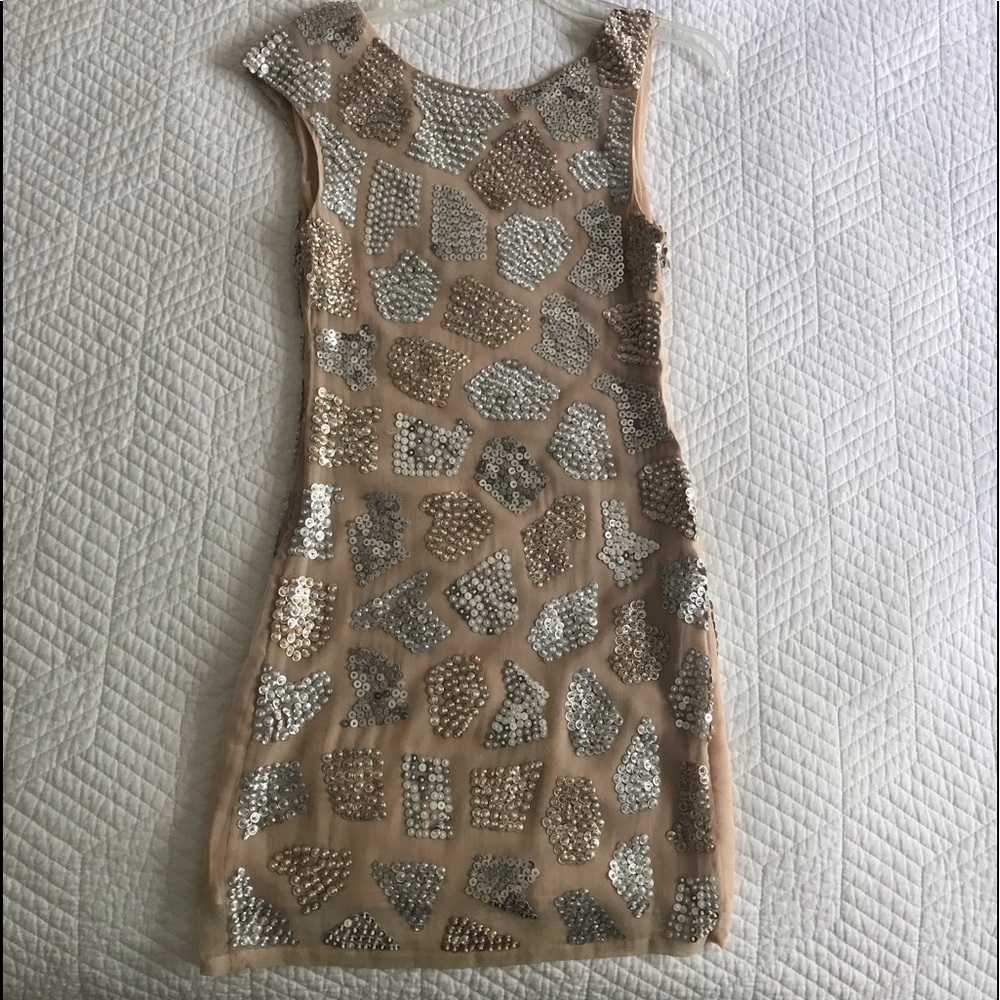 Alice + Olivia Sequin Cocktail Dress Size 2